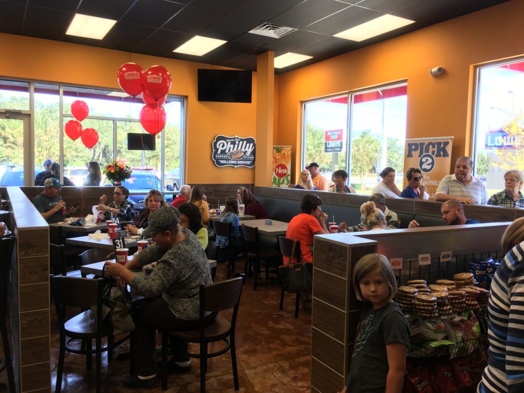 Interior image of Bartow Grand Opening Lennys franchise location